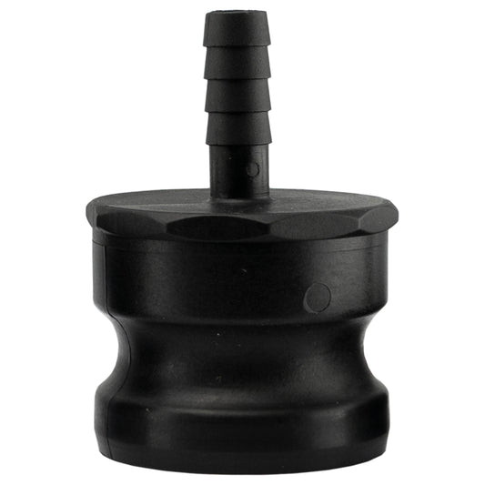 2" Type E Camlock Adapter with 1/2" Hose Tail