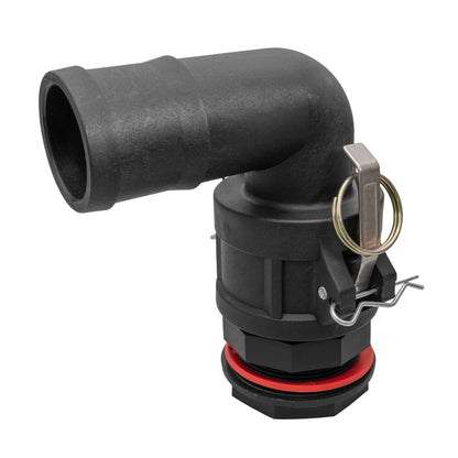 Water Butt Camlock Male Adapter Including Elbow Hose Tail