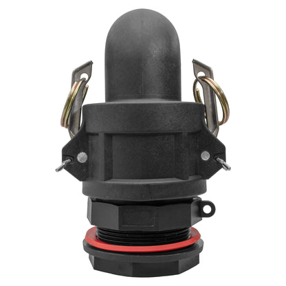 Water Butt Camlock Male Adapter Including Elbow Hose Tail