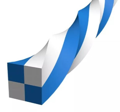 Blue Strimmer Line with Chess Design