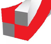 Red Strimmer Line with Chess Design