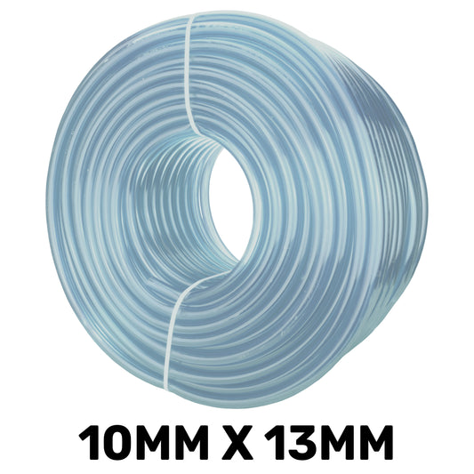 Transparent Flexible PVC Hose Pipe 10mm x 13mm