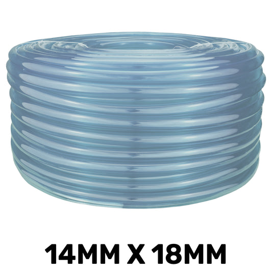 Transparent Flexible PVC Hose – 14mm x 18mm