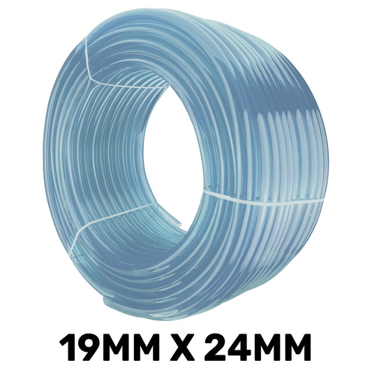 Transparent PVC Tubing – 19mm x 24mm