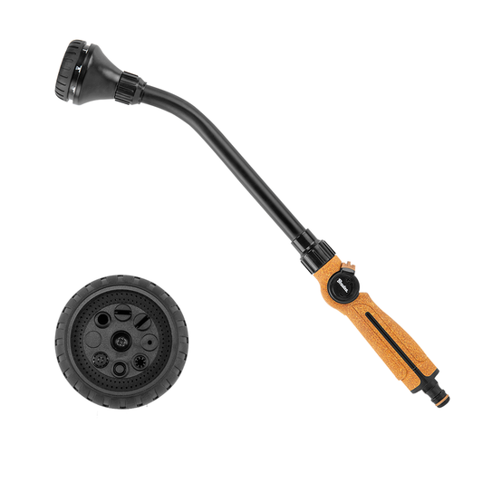 47cm Multi-Function Garden Watering Lance – 8 Spray Modes, Cork Line