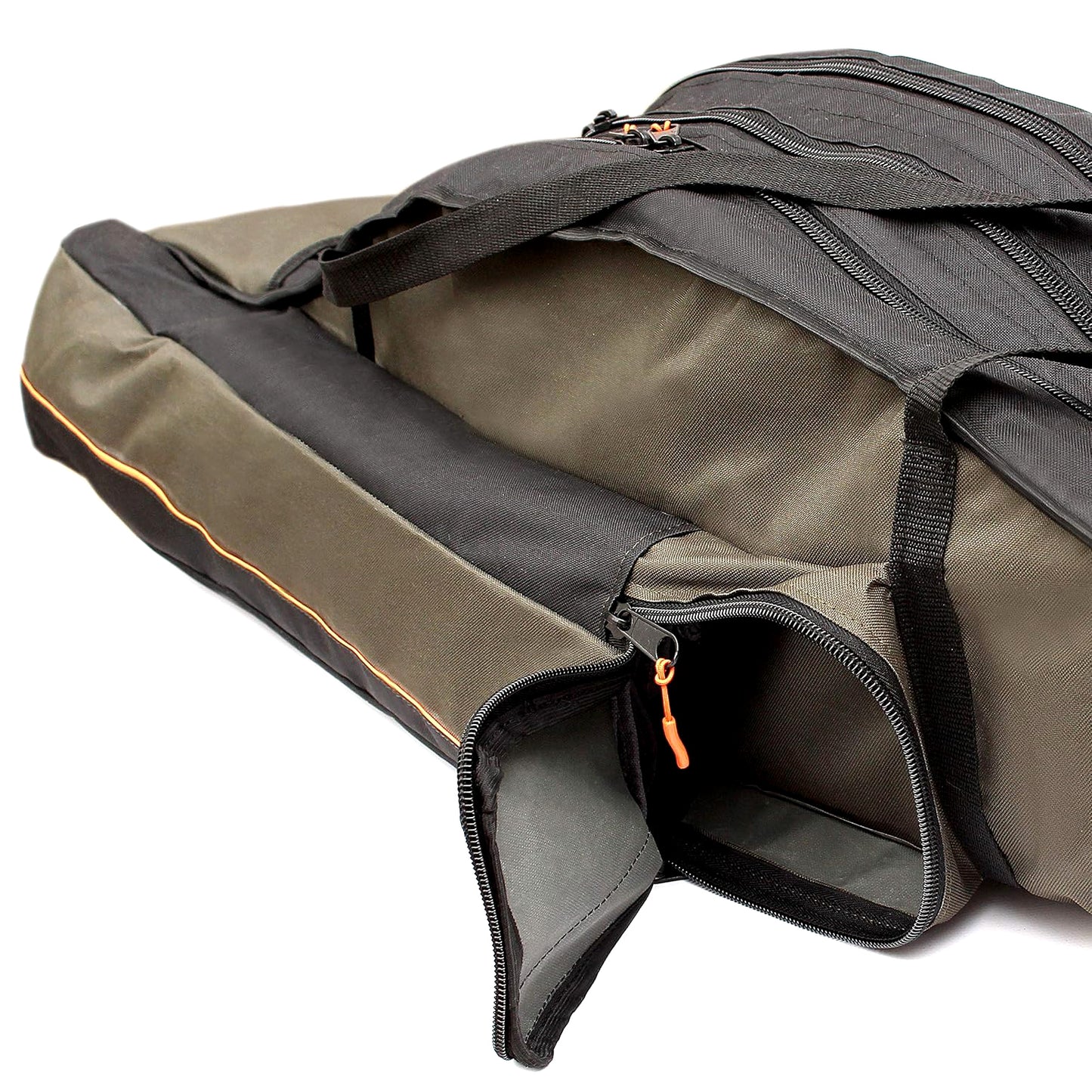 CARP 3 Compartment Rod Holdall 130cm Fishing Rod Case Bag Waterproof Codura
