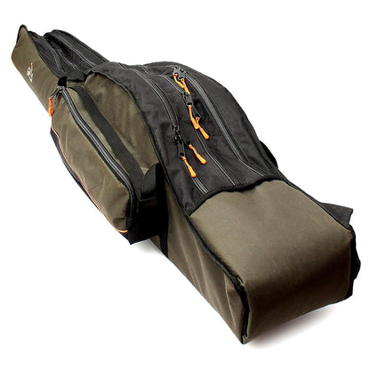 CARP 3 Compartment Rod Holdall 130cm Fishing Rod Case Bag Waterproof Codura