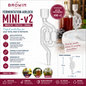 Plastic Fermentation Airlock MINI-v2 Home Brew Wine Beer Fermenter Valve Lock