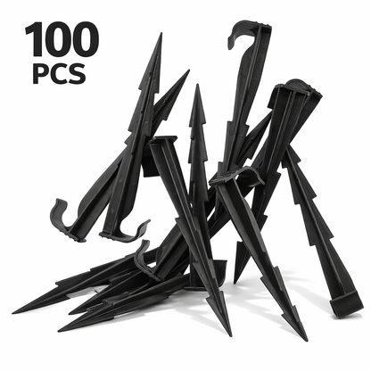 Garden Hose Pegs Stakes Drip Irrigation Holders 25 50 100 200 Pack Soaker Pipe