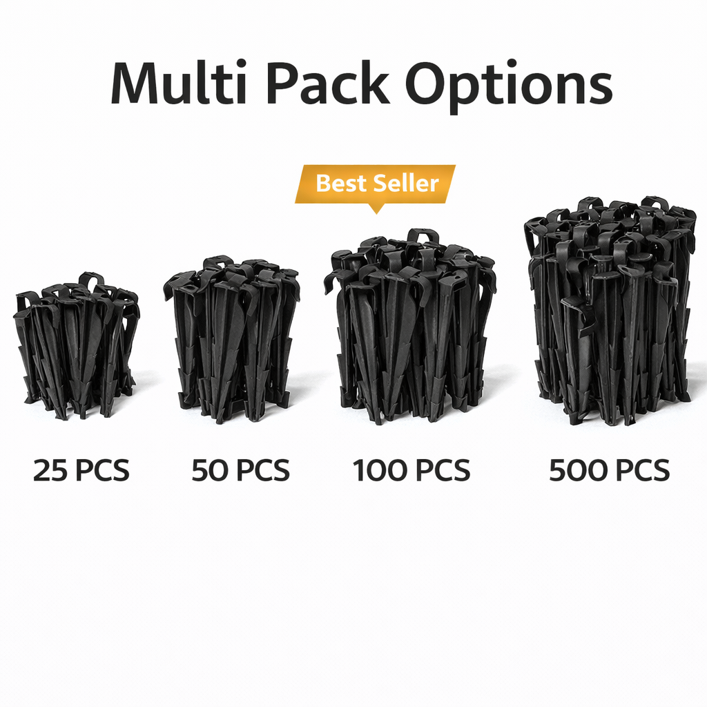 Garden Hose Pegs Stakes Drip Irrigation Holders 25 50 100 200 Pack Soaker Pipe