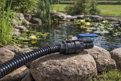 Inline Ball Valve Hose Barb Shut Off Tap 1/2"–4" Water Pipe Irrigation
