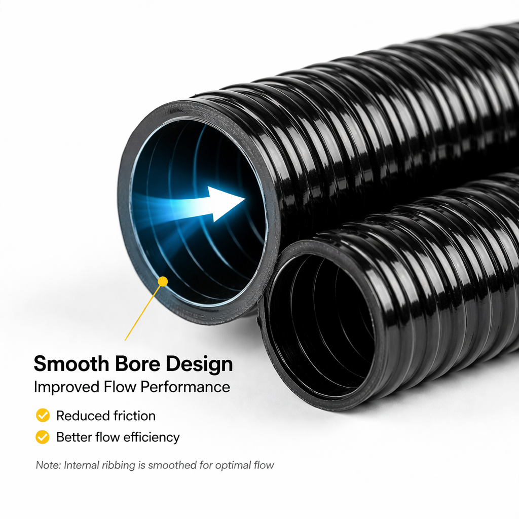 32mm Vacuum Cleaner Hose Replacement Suction Pipe Flexible 2m 3m 4m 5m