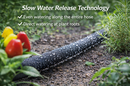 1/2" Soaker Hose Porous Drip Irrigation Pipe Leaky Watering Hose Garden