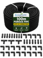 100m Soaker Hose Porous Pipe Garden Irrigation Watering Hose 1/2 Inch