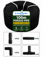 100m Soaker Hose Porous Pipe Garden Irrigation Watering Hose 1/2 Inch