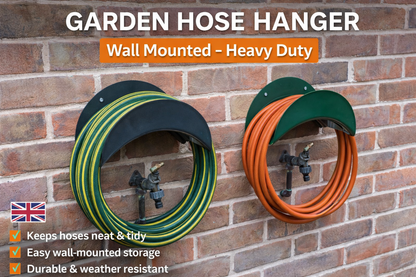 Garden Hose Hanger Wall Mount Heavy Duty Pipe Holder Storage Rack UK