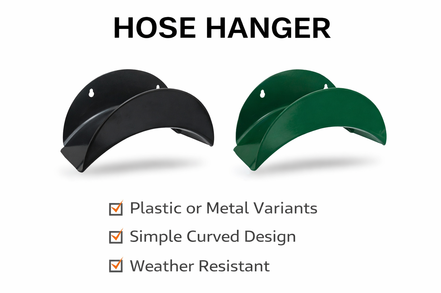 Garden Hose Hanger Wall Mount Heavy Duty Pipe Holder Storage Rack UK