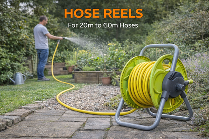 Garden Hose Reel Portable Wall Mounted Hose Winder Storage 20/50/60m