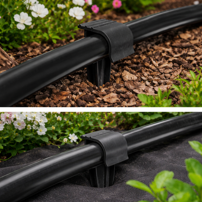 Garden Hose Pegs Stakes Drip Irrigation Holders 25 50 100 200 Pack Soaker Pipe