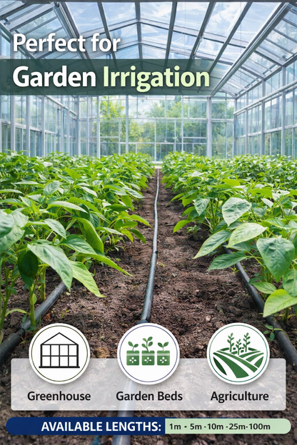16mm LDPE Garden Irrigation Pipe 13mm ID Water Hose Drip System 10-100m