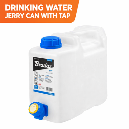 Water Jerry Can With Tap Camping Caravan Drinking Water Container 5-20L