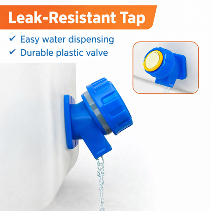 Water Jerry Can With Tap Camping Caravan Drinking Water Container 5-20L