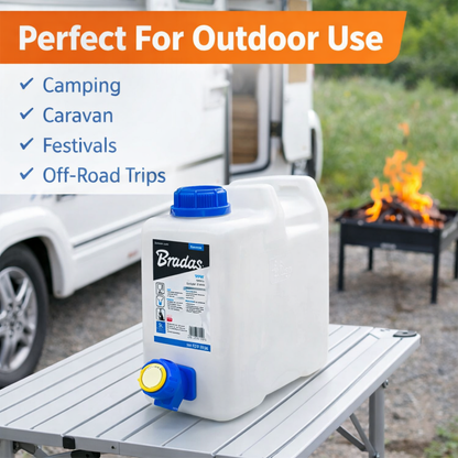 Water Jerry Can With Tap Camping Caravan Drinking Water Container 5-20L