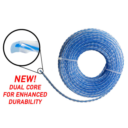 Blue Double Twist Strimmer Line – 2.7mm x 15m