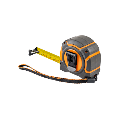 25mm Wide Retractable Measuring Tape with Belt Clip (5m-10m)