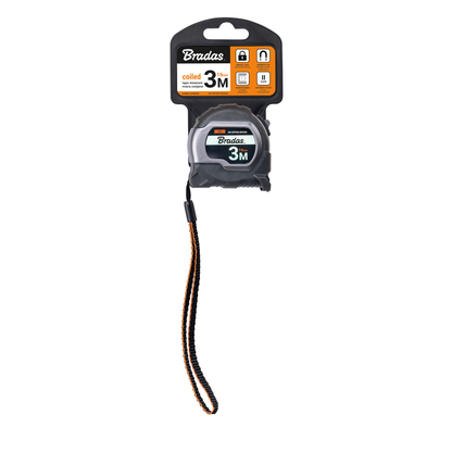 COAL Measuring Tape – 16mm Wide with Magnetic Hook and Belt Clip (3m)