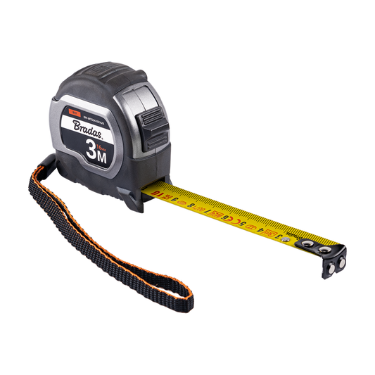 COAL Measuring Tape – 16mm Wide with Magnetic Hook and Belt Clip (3m)