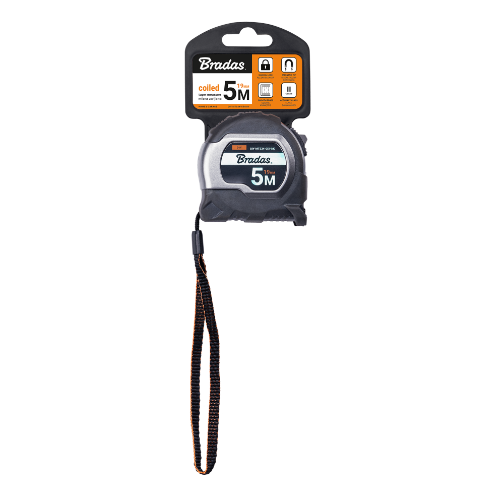 COAL Measuring Tape – 19mm Wide with Magnetic Hook and Belt Clip (5m)