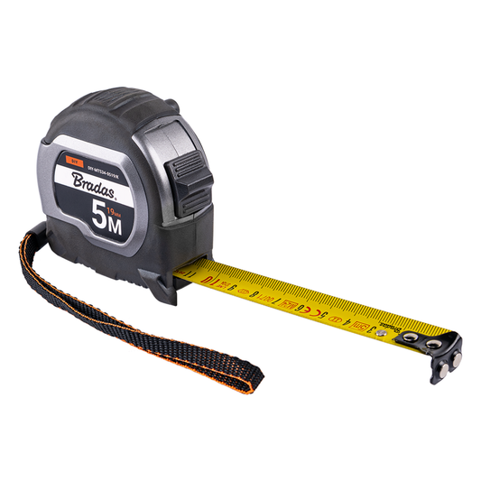 COAL Measuring Tape – 19mm Wide with Magnetic Hook and Belt Clip (5m)