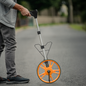 Digital Measuring Wheel with Extendable Telescopic Handle and LCD Counter