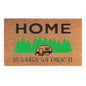 Entrance Mat 60x40 cm – “Home Is Where We Park It” Design