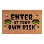 Doormat 60x40 cm – “Enter at Your Own Risk” Print