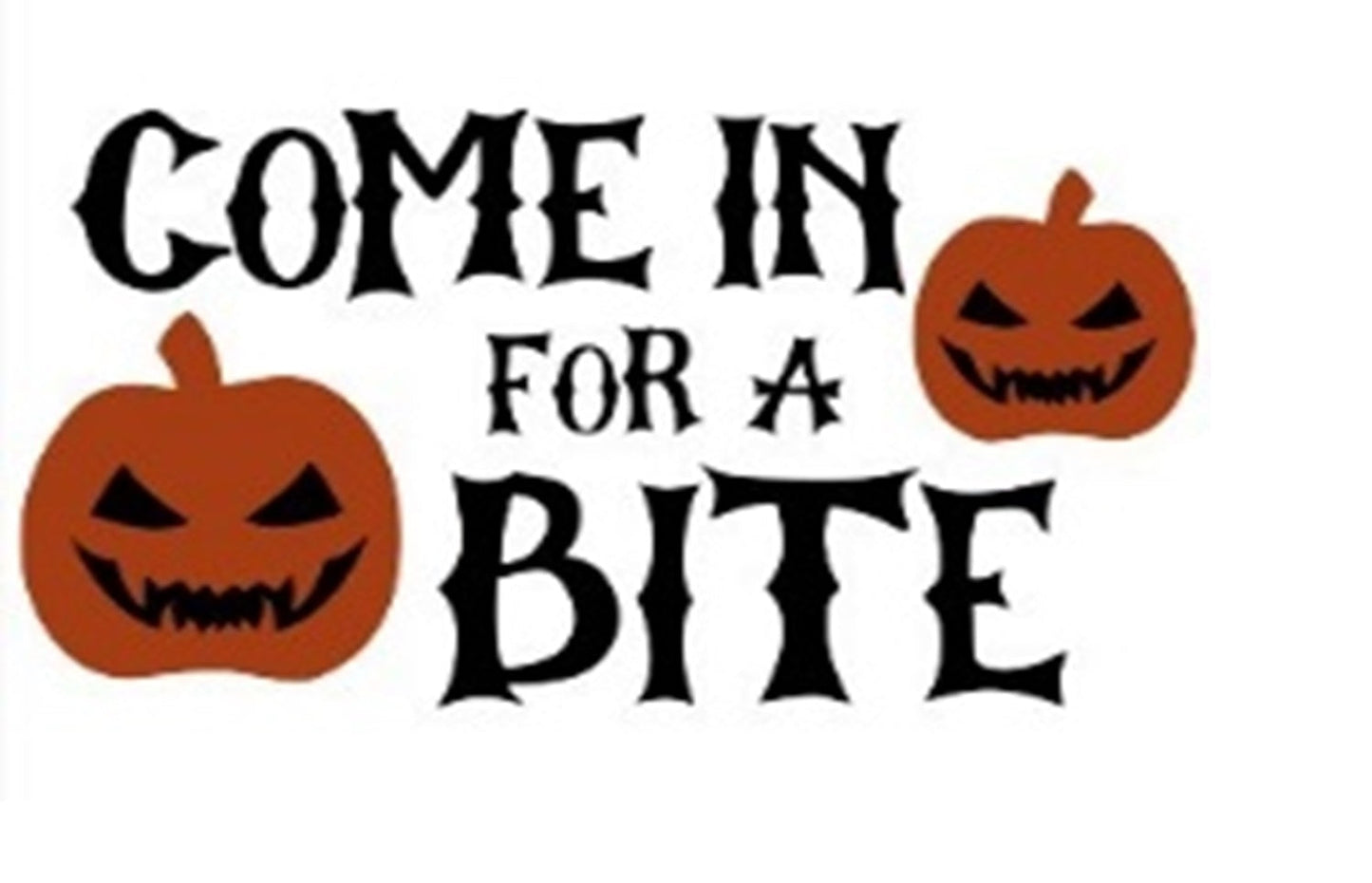 Doormat 60x40 cm – “Come In for a Bite” Halloween Welcome Mat