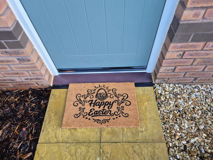 Doormat 60x40 cm – “Happy Easter” Seasonal Design