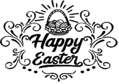Doormat 60x40 cm – “Happy Easter” Seasonal Design