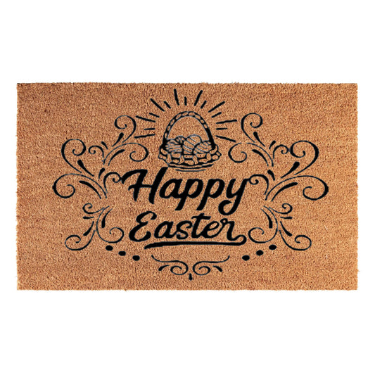 Doormat 60x40 cm – “Happy Easter” Seasonal Design
