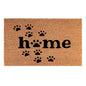 Doormat 60x40 cm – “Home” with Paw Print Design