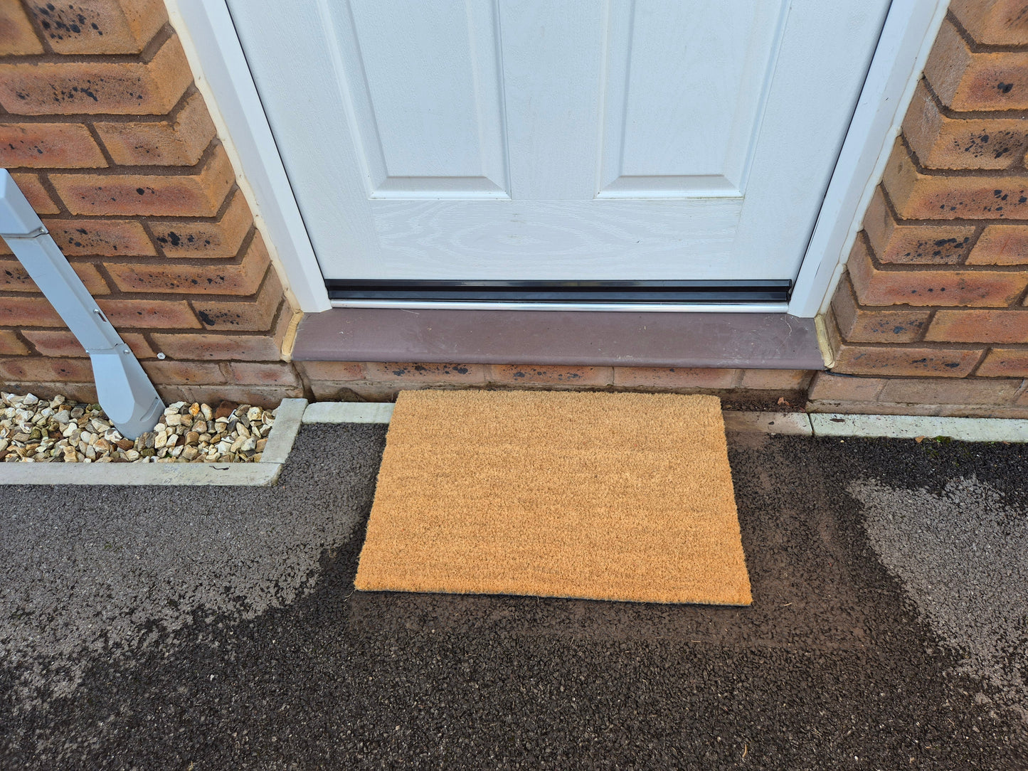 Natural Coir Doormat 60x40 cm – Minimalist / Unprinted Design