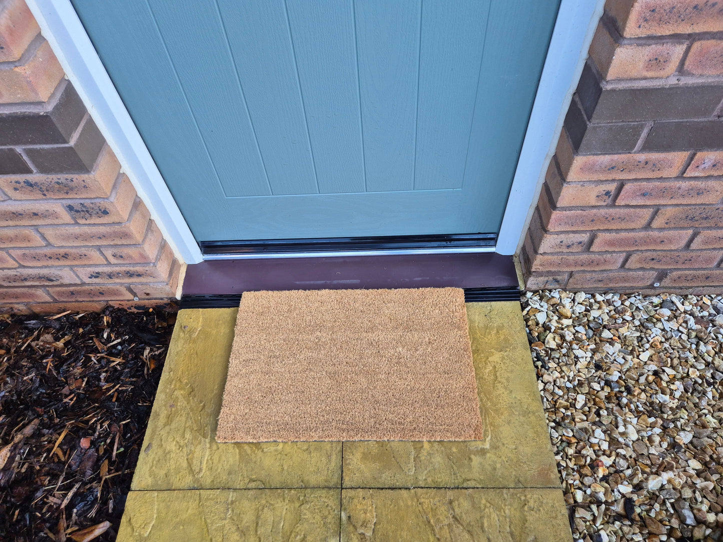 Natural Coir Doormat 60x40 cm – Minimalist / Unprinted Design