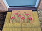 Decorative 60x40cm Doormat – Poppy Flower Design