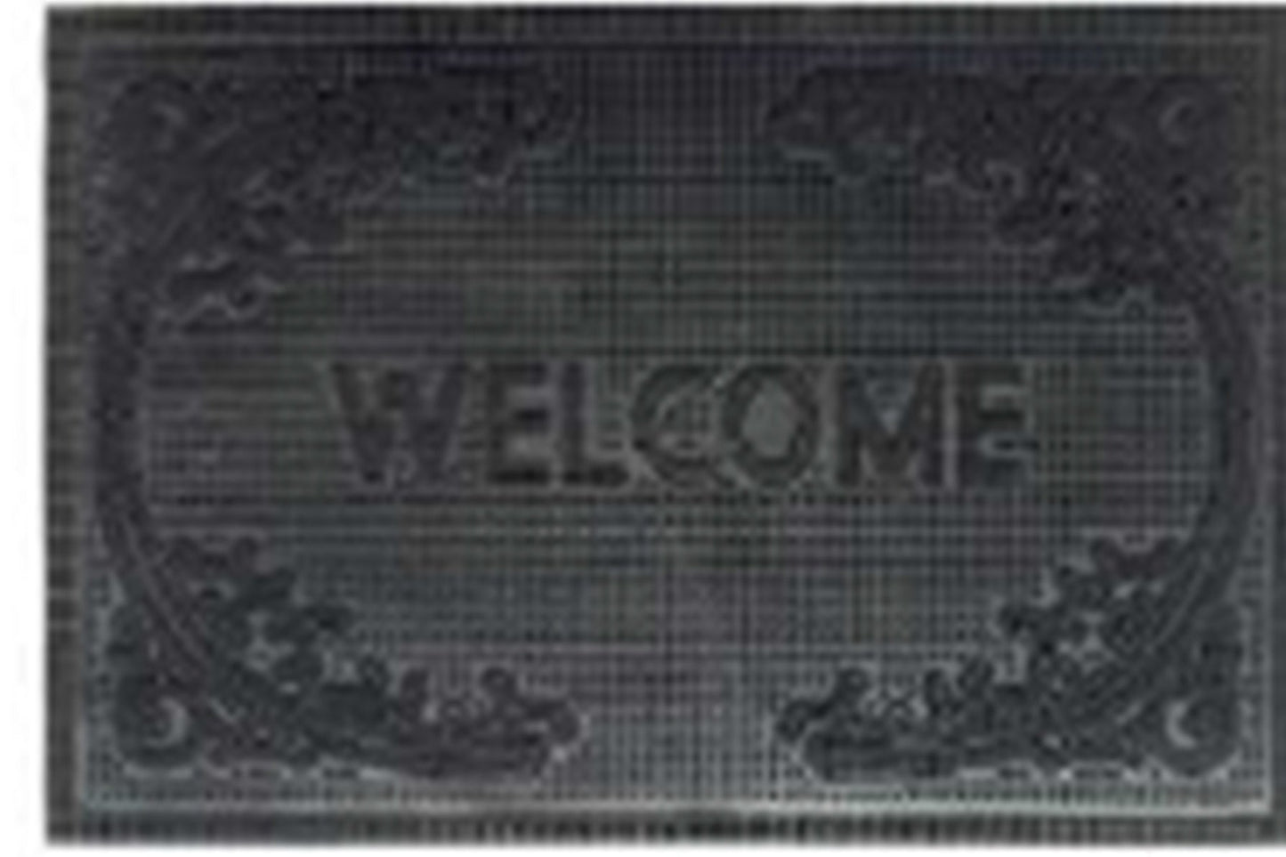 Welcome Rubber Door Mat 60x40cm – Design D2