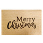 60cm x 40cm Festive Doormat with 'Merry Christmas' Design