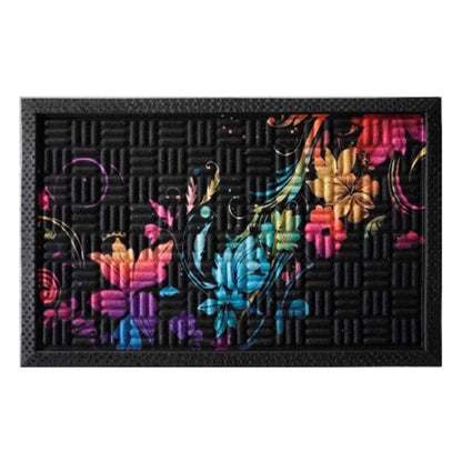 Rubber Entrance Mat 75x45cm – Fingertip Design (Model A)