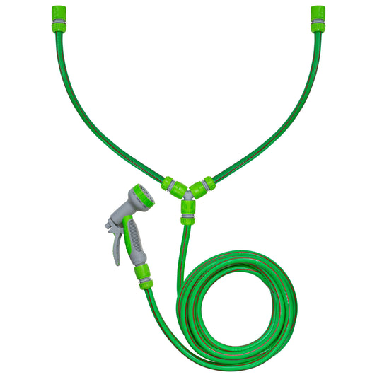 Green Dog Shower Accessory Set with Hot & Cold Water Mix