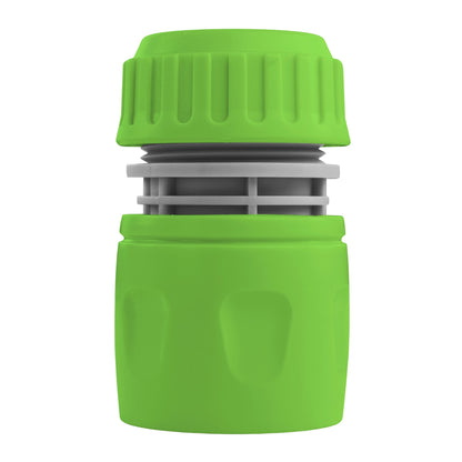 Green/Grey Female Hose Fitting Compatible with ½" or 5/8" Hoses