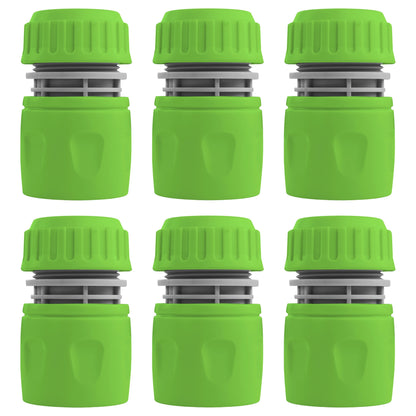 Green/Grey Female Hose Fitting Compatible with ½" or 5/8" Hoses